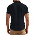 thumbnail image 3 of AzureSilk Men's Shirts Short Sleeve Casual Shirts Button Down Shirt for Men Beach Summer Wedding Shirt, Size S-3XL, 3 of 5