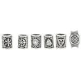 thumbnail image 1 of Beard Hair Beads Vintage Viking Dreadlocks Perlas para Trenzar el Cabello Joyería Fabricación de Pul ar Pulsera Fabricación de Fabricación de abalorios Spptty afeitarse el cabello, 1 of 7