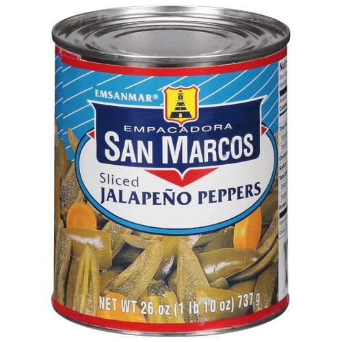 Empacadora San Marcos Sliced Jalapeño Peppers, 26 Oz