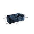 thumbnail image 2 of Williamspace Modern Chenille Deep Seat Loveseat with 4 Toss Pillows, Blue, 2 of 6