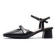 thumbnail image 4 of 2022 Primavera Nuevo Diseño Zapatos de Mujer Correa de Tobillo Zapatos de Tacón Alto de Cuero PU Zapatos de Bombas Individuales, 4 of 5