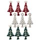 thumbnail image 4 of Gibobby UNIDS Árbol de Navidad Adornos Tejidos A Mano Decoración de Navidad Colgante Colgante de Pared Artesanías Simples(Rojo), 4 of 5