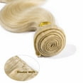 thumbnail image 5 of Benehair Brazilian Body Wave Blonde Human Hair Bundles 100% Virgin Human Hair Bundles Hair Weave Extensions Thick Soft 1 bundle Hair 100g, 5 of 7