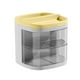 thumbnail image 5 of Organizador de escritorio con cajón para el hogar, tocador, sala de estar, organizador de pinceles de maquillaje Amarillo, 5 of 9