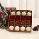 thumbnail image 5 of Adornos navideños: 16 bolas navideñas flocadas. Juego de decoración navideña. Diversos estilos de adornos para árboles de Navidad. También se pueden usar para otras fiestas. Bolas decorativas de terci, 5 of 7