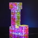 thumbnail image 1 of Xihbxyly Luces Led para San Valentín, Decoración Alfanumérica Colorida, 100 Cuentas, Letras para Exhibir, Decoración Festiva para Bodas, Funciona con Pilas Usb, 25 X 17 X 6 Cm, 1 of 3