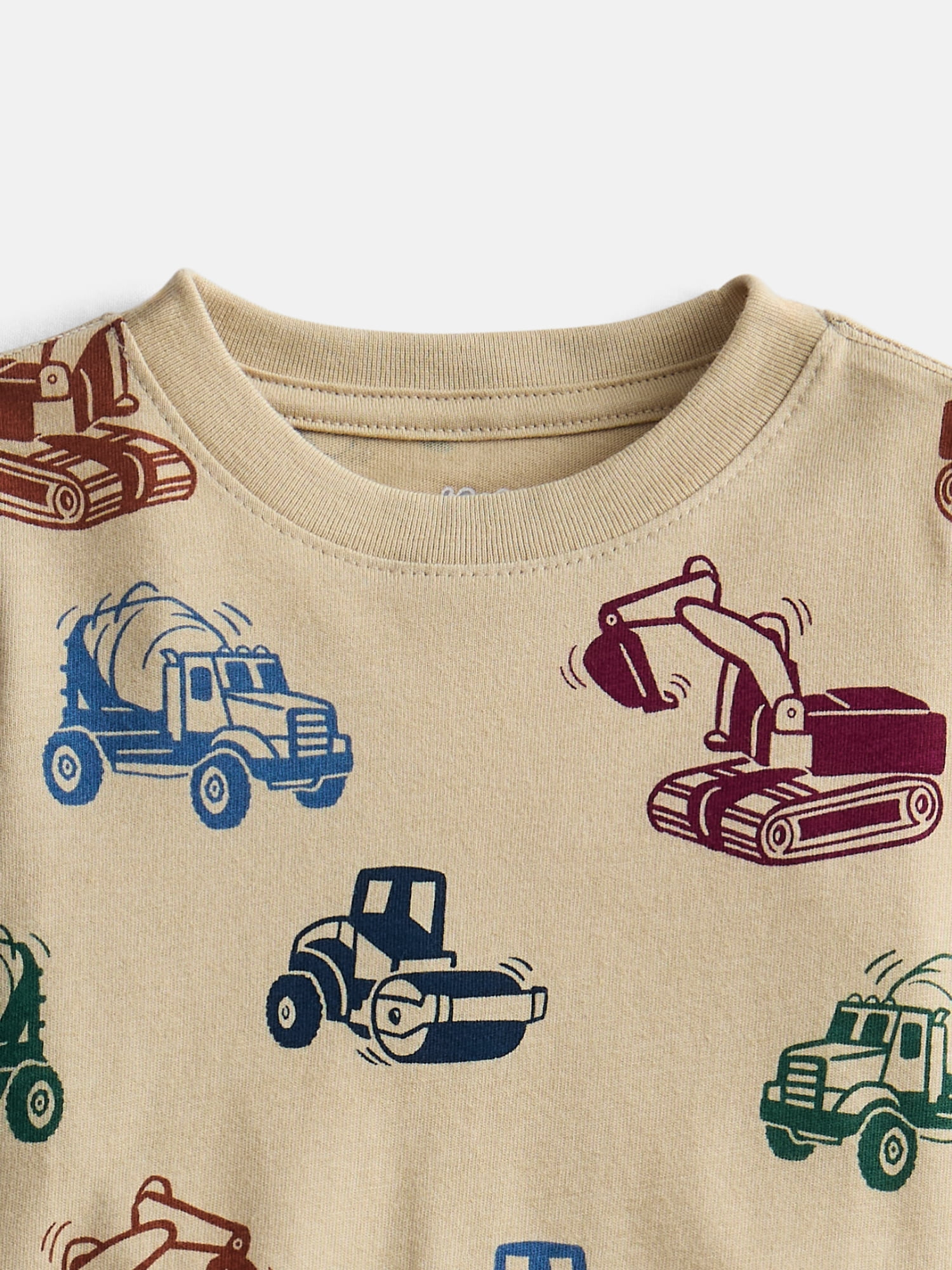 Wonder Nation Baby Boys' Print Tee with Long Sleeves, Sizes 0M-24M
