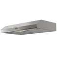 thumbnail image 2 of Campana empotrable 80cms con 3 velocidades de Acero Inoxidable con vidrio espejo WH8010SS, 2 of 5