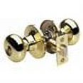 thumbnail image 2 of Master Lock BCO0303 Polished Brass Biscuit Privacy Entry Door Knob, 2 of 2