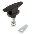 thumbnail image 3 of koolsoo T Lock Handle Garage Door Opener Retractable Secure Fit For s Trailer, 3 of 5