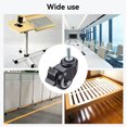 thumbnail image 4 of Guardurnaity 4 piezas de ruedas giratorias de 2 pulgadas con vástago giratorio, ruedas de carro silenciosas roscadas de 360 ​​grados, componente de Viajes, Equipaje y Accesorios Varios Guardurnaity AP018183-01, 4 of 6