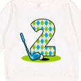 thumbnail image 3 of Inktastic Argyle Golf 2nd Birthday Toddler Sweatshirt, 3 of 4