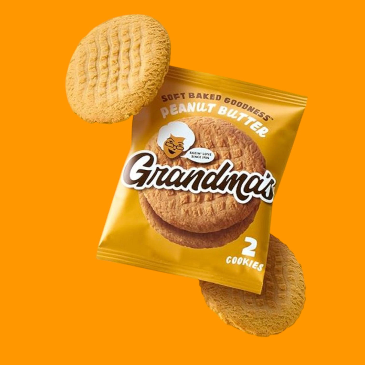 Grandma's Cookie - Chocolate Chip&Peanut Butter, Pack of 12, Soft Baked, Bundled by Shoppyway