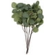 thumbnail image 1 of KAKOWELY 5 hojas artificiales de eucalipto para decoración (verde), 1 of 5