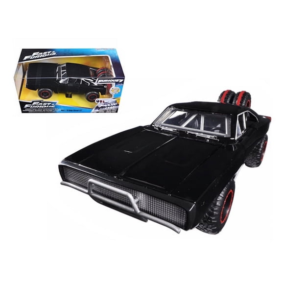 Dom's 1970 Dodge Charger R/T Off Road Version "Fast & Furious 7" Movie 1/24 Diecast Model Car by Jada