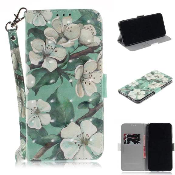 iPhone XS Max Case, iPhone XS Max 2018 Case, Allytech 3D PU Leather Protective Cover & Pocket Lanyard Wallet with Cards Holder, Support Kickstand Slim Case for Apple iPhone XS Max, Squirrels