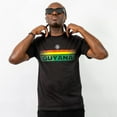 thumbnail image 4 of DemRoc Guyana Stripes of Pride Black T-Shirt (SMALL-XXL), 4 of 5