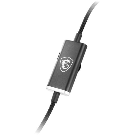 MSI - Immerse Wired Gaming Headset - Black