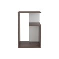 thumbnail image 3 of DEPOT E-SHOP Stebbins Side Table with 2 Shelves - Modern Accent Table Finish-Color:Brown, 3 of 6