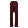 thumbnail image 7 of pimelu Stretchy Flare Leggings for Women Vintage Leopard Print Wide Leg High Waisted Yoga Pants Boho Stretchy Casual Trouser Workout Pants, 7 of 7