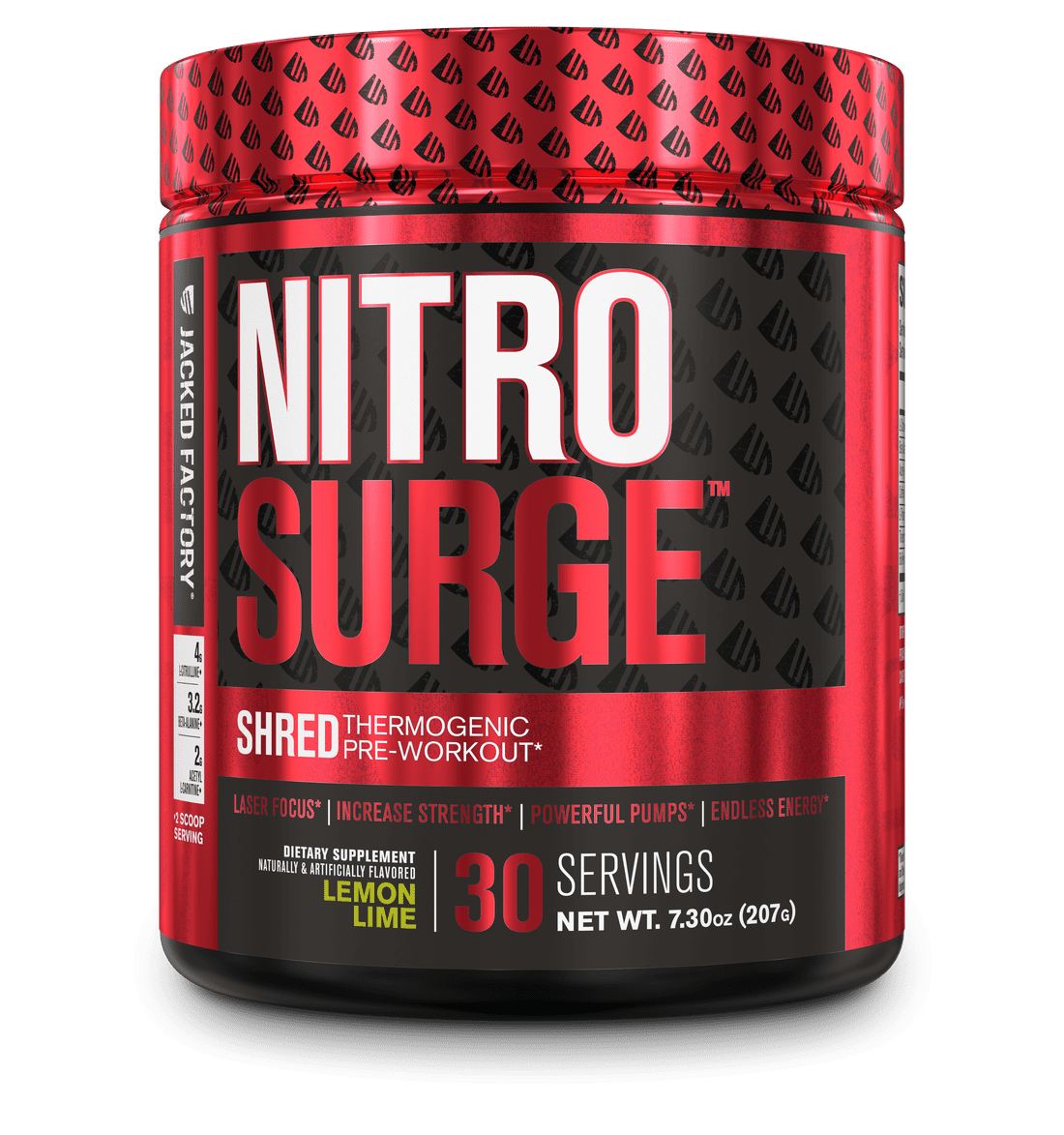 Nitrosurge Shred Thermogenic Pre Workout Lemon Lime