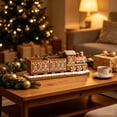 thumbnail image 5 of 8in Resin Gingerbread Train Tabletop Ornament for Christmas Mantel Home Party Decor, 5 of 7