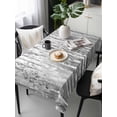 thumbnail image 6 of Grey Forest Table Cloth, Modern Oil Painting Art Waterproof Tablecloth for Rectangle Tables, Reusable Washable Fabric Table Cover for Restaurant Kitchen Dining Tables 60"x120", 6 of 6