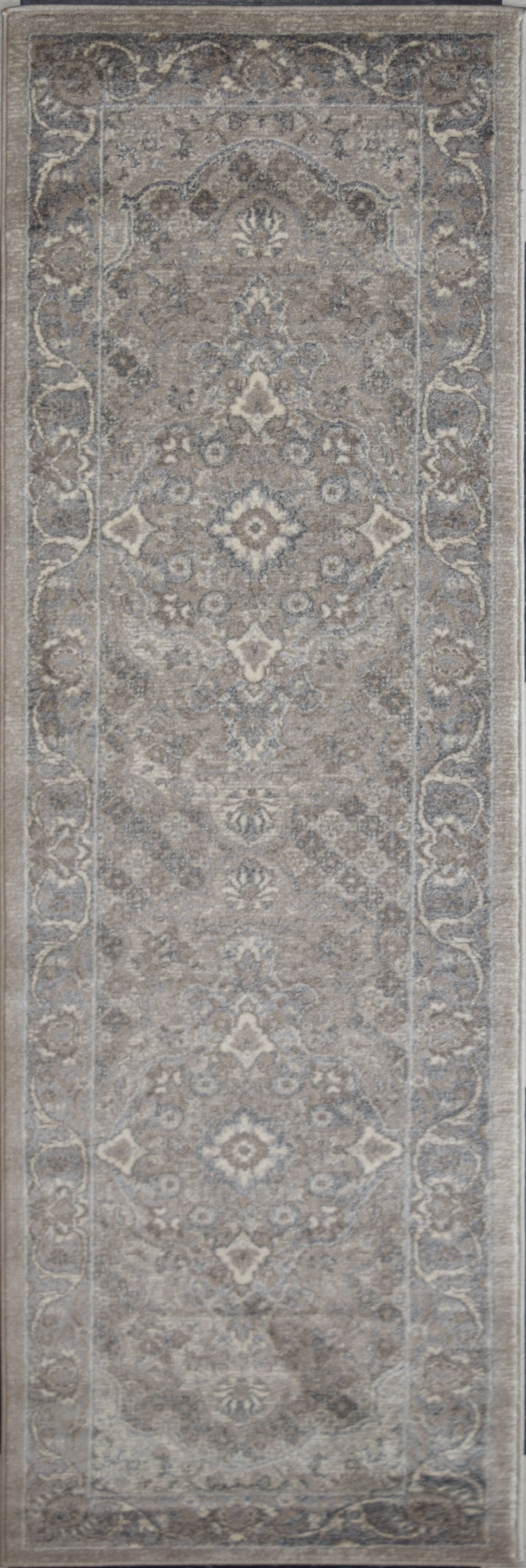 Rugs America Estelle Rectangular Oriental Transitional Area Rug, Gray