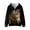 Brown Horse, variant on Girls Winter Jacket Pug Dog Print Hoodies Kids Full Zip Hoodie Boys Jacket Warm Cozy Outwear Coat with Pockets, Size L