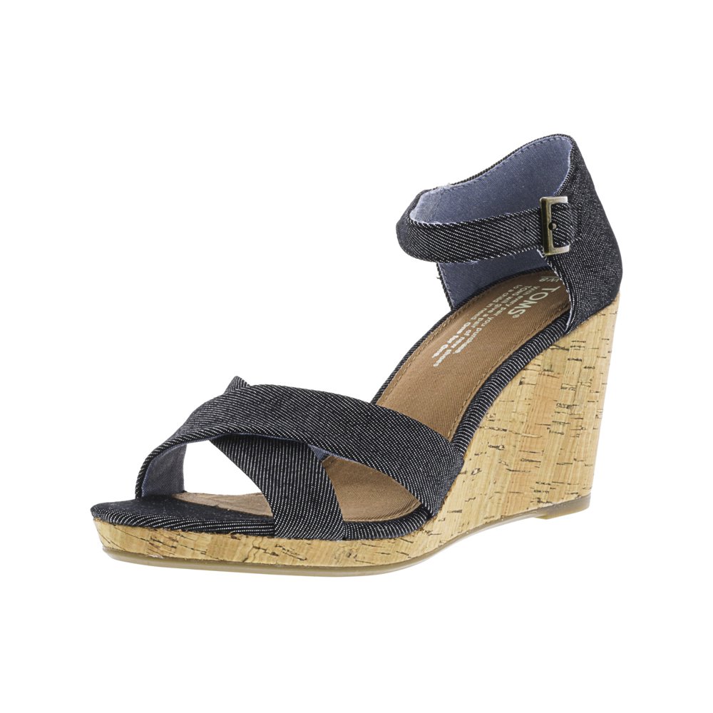 toms denim sandals