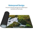 thumbnail image 2 of Autumn Creek -Mouse Pad, Big Desk Mat, Extended Gaming Mouse Pad, Mouse Mat with Non-Slip Rubber Base ＆ Stitched, 31.5 X 11.8 in Large Desk Pad for Keyboard, Mouse, Home and Office, 2 of 5