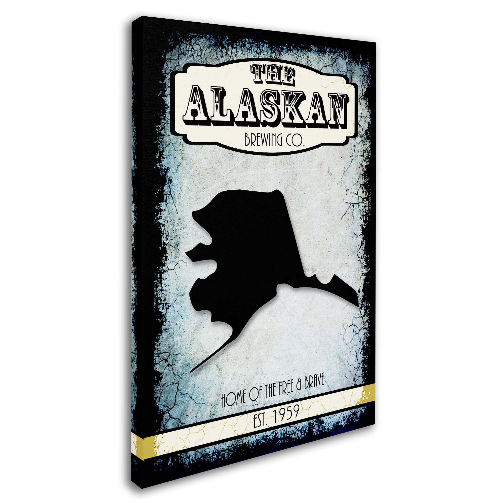 Trademark Fine Art 'States Brewing Co Alaska' Canvas Art by LightBoxJournal