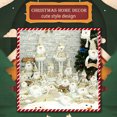 thumbnail image 4 of Muñeca decorativa de Navidad, adorno de cumpleaños sin rostro, hogar suave, sala de estar, escritorio, jardín, colgante artesanal decorativo Kits de decoración para fiestas Muñeco de nieve Bearachild HA064921-02, 4 of 6