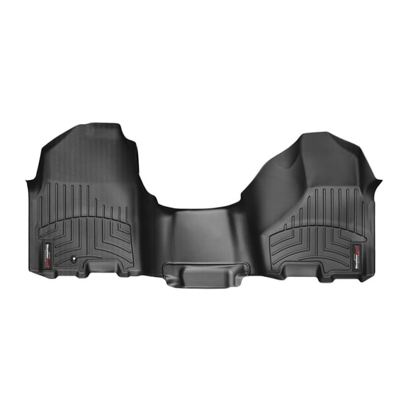 WeatherTech Custom Fit FloorLiners compatible with Ram Truck 1500, Ram 1500, Ram 2500/3500 - 1st Row - Over The Hump, Black