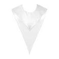 thumbnail image 2 of Endea Graduation White Graduation V-Stole, 2 of 10