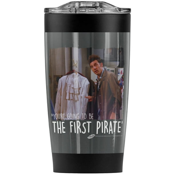 Seinfeld/The First Pirate Stainless Steel Tumbler 20 oz Coffee Travel ...