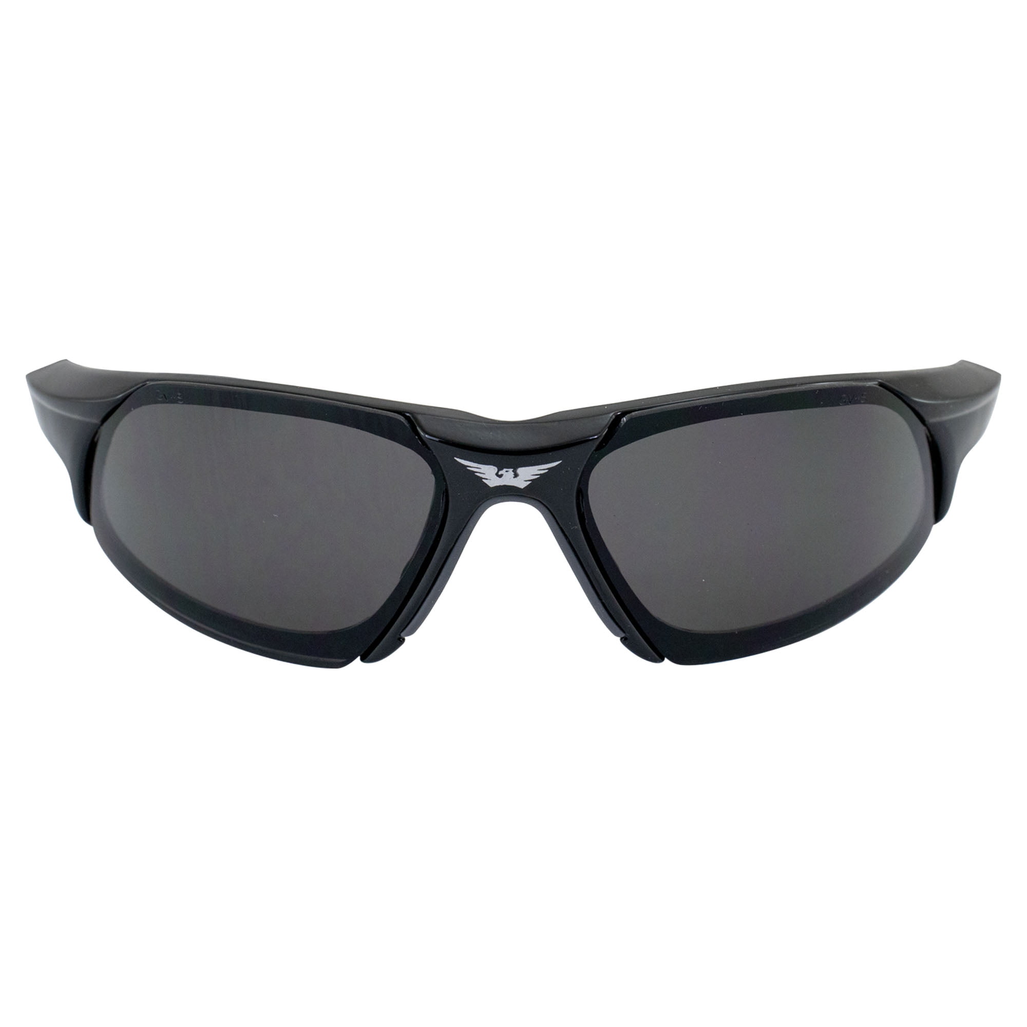 Cougar, Safety Glasses, Anti-Fog & Anti-Scratch, Blue Lens, Black Frame