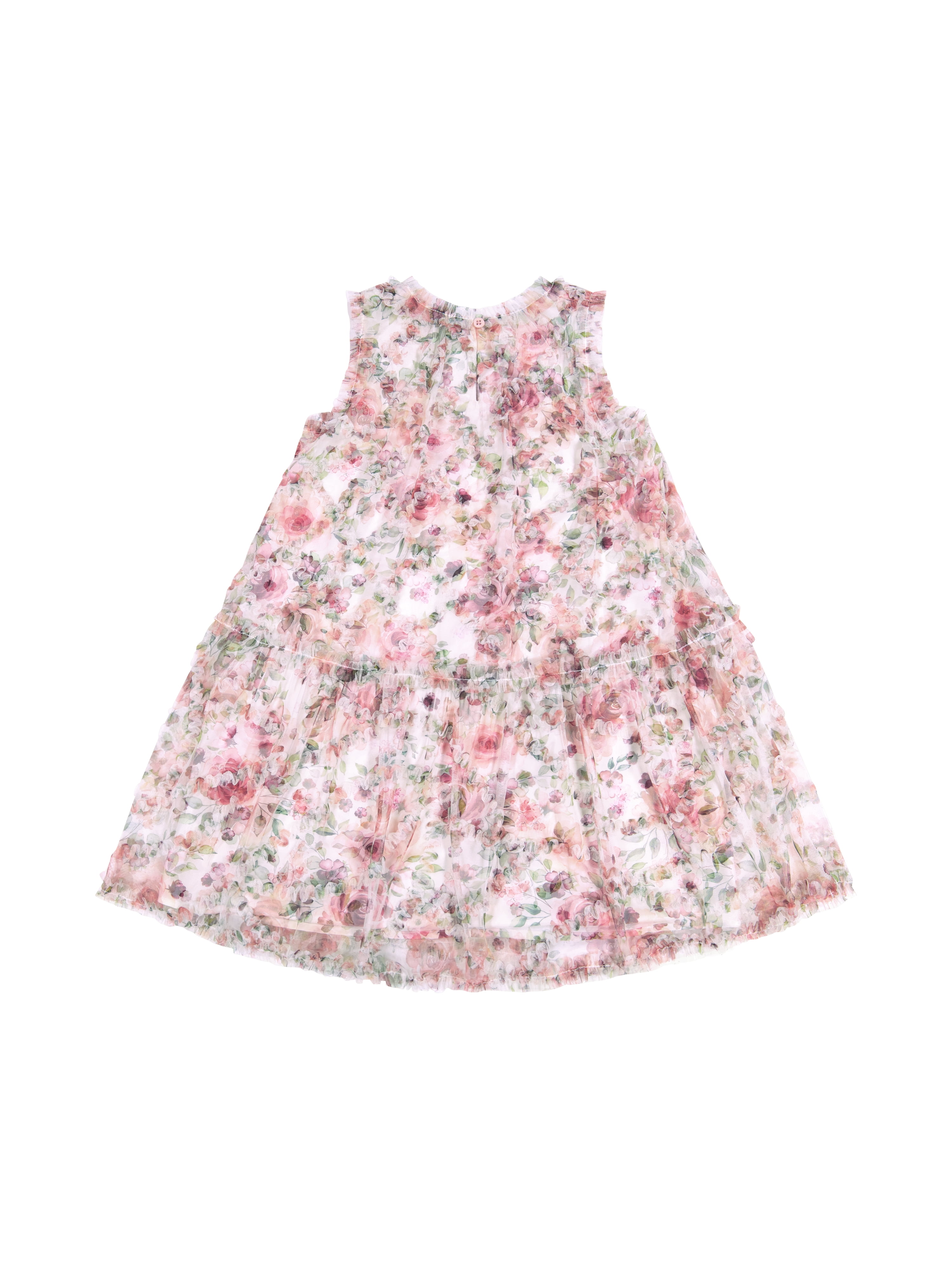 Kensie Girl Sleeveless Printed Ruffle Shift Dress, Sizes 4-16