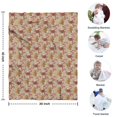 thumbnail image 4 of Brown Christmas Gingerbread and Drink Pattern Blanket,Comfortable Soft Flannel Throw Blanket,All Season,Warm Lightweight Blankets for Sofa Bed Couch Living Room Chair,30"x40", 4 of 4