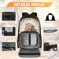 thumbnail image 3 of KUIFORTI Strawberry Capybara Fashion Backpack with Lunch Box Girls School Bag Pencil Case Kid Backpack Set 4Pcs for Teens Elementary Middle School Back to School Supplies, 3 of 7