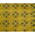 thumbnail image 4 of oneOone Polyester Lycra Fabric Check & Triangle Ikat Printed Craft Fabric BTY 56 Inch Wide, 4 of 4