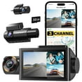 thumbnail image 2 of Dash Cam WOLFBOX i07 de 3 canales, 2,5 K + 1080P + 1080P con kit de cableado, 2 of 9