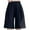 Black, variant on Capris for Women Summer Thin Capris Women's Loose Straight Leg Ice Silk Wide Leg Pants Women's Casual