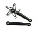 thumbnail image 4 of Bolany Bicicleta plegable Manivela con orificio cuadrado Piñón 130BCD Piezas de rueda dentada de manivela de bicicleta de un solo disco Negro, 4 of 10