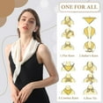 thumbnail image 3 of CAILDANL 100% Mulberry Silk Square Scarf 27''x27'' Neck Scarf Hair Scarf Headscarf Bandanas for Women, 3 of 9