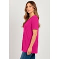 thumbnail image 3 of Roaman's Women's Plus Size Scoopneck Short Sleeve Pocket Tunic, 3 of 3