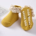 thumbnail image 3 of Baby Girls Cotton Ruffle Lace Floor Socks Newborns Knitted Ankle Socks, 3 of 6