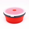 thumbnail image 5 of Monstrate Tazón plegable de sellado , contenedor de silicona con tapa, soporte plegable para conservas de ensaladas, contenedores de alimentos, Juegos de accesorios de baño, 5 of 5