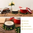 thumbnail image 6 of Coolnut Avocado Pattern Trivets Pot Holders Set of 2 Potholders for Kitchens Pure Cotton Thread Weave Trivets,Hot Pads for Kitchens,Coasters,Placemats,Spoon Rest for Cooking Home Decor, 6 of 7