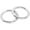 Silver, variant on Gunmetal 1-1/8" Spring O-Ring Clip (2pcs) – Snap Opening Carabiner Keyring Buckle for Purse & Bag Hardware (SCOS)